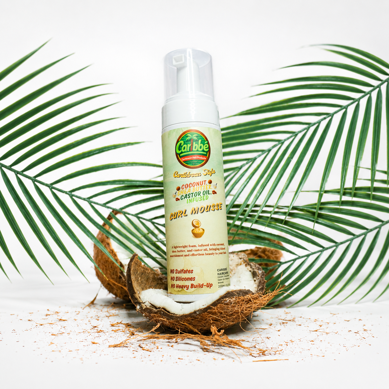 Coconut, Shea Butter, Castor Oil Infused Curl Mousse